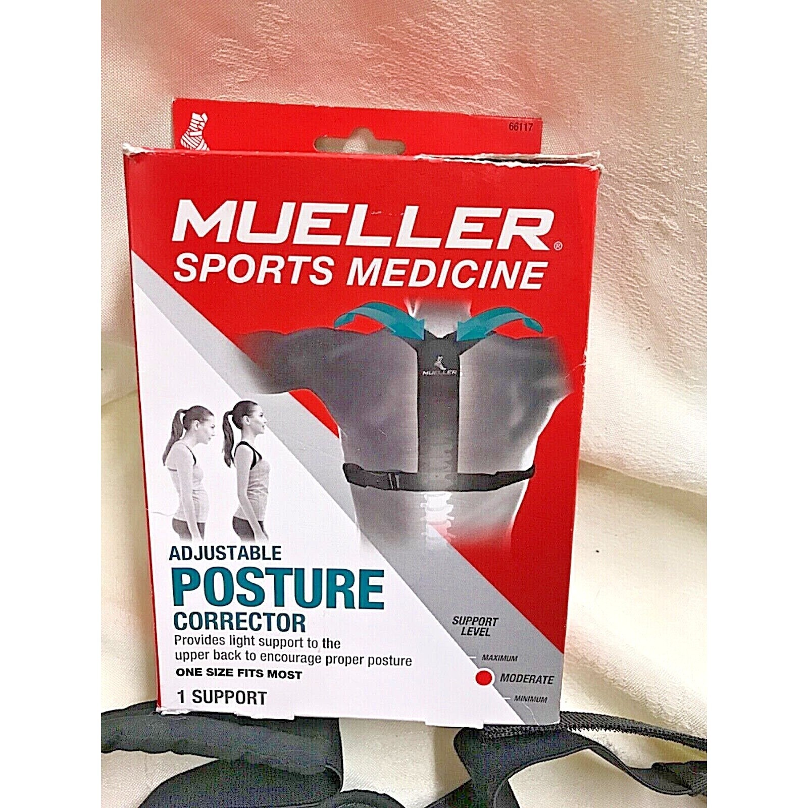 Mueller Adjustable Posture Corrector One Size Fits Most – Used