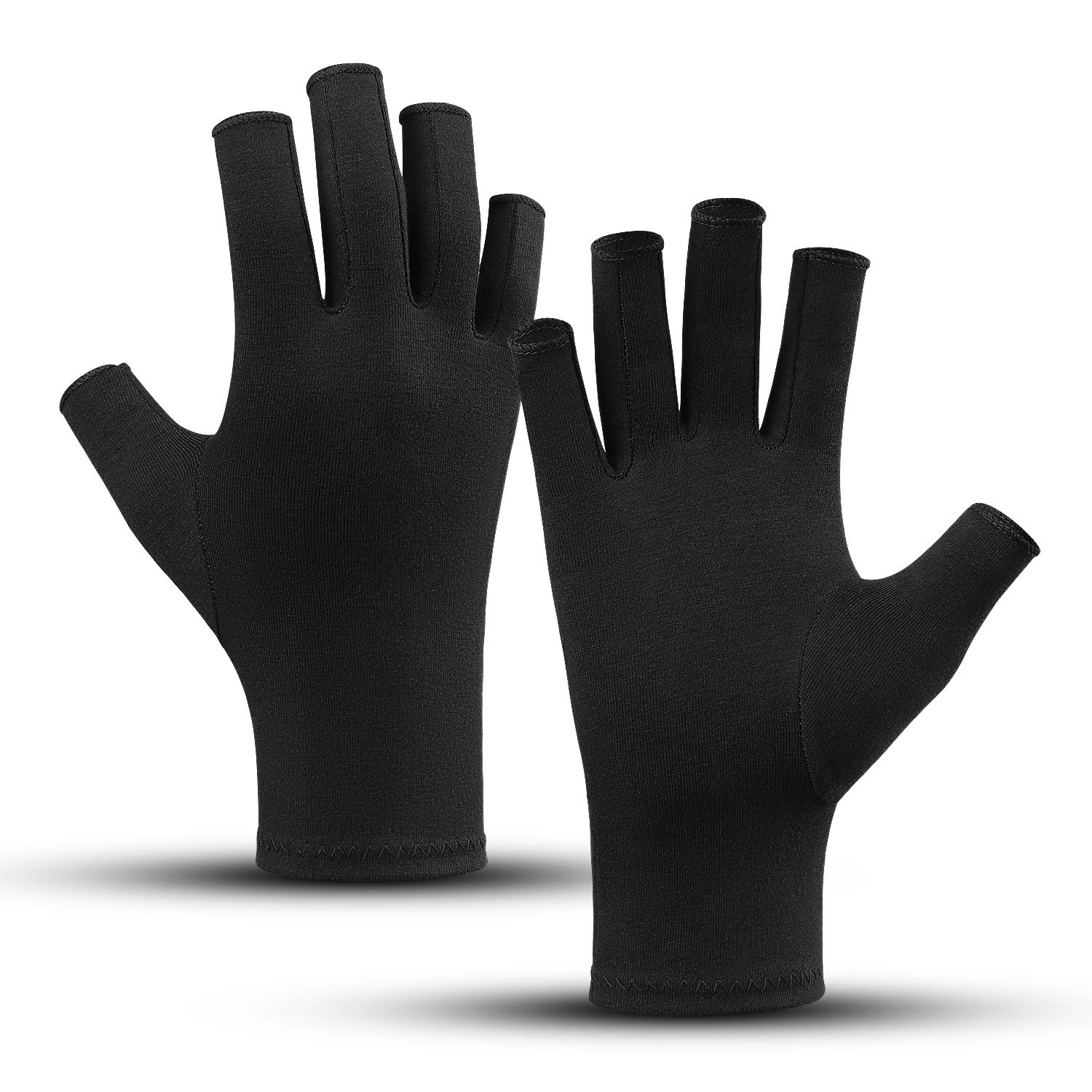 Arthritis Compression Gloves Fingerless Hand Support Carpal Tunnel Pain Relief