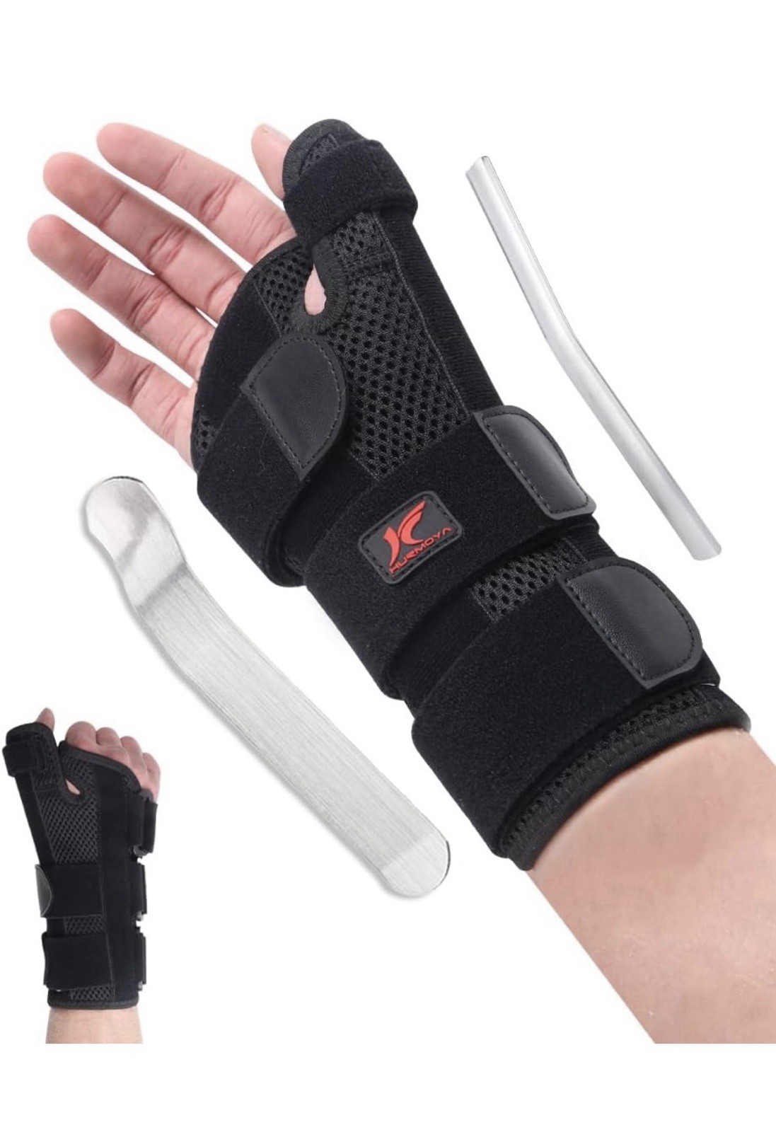 Right Hand Wrist Brace Thumb Spica Splint Support Size M