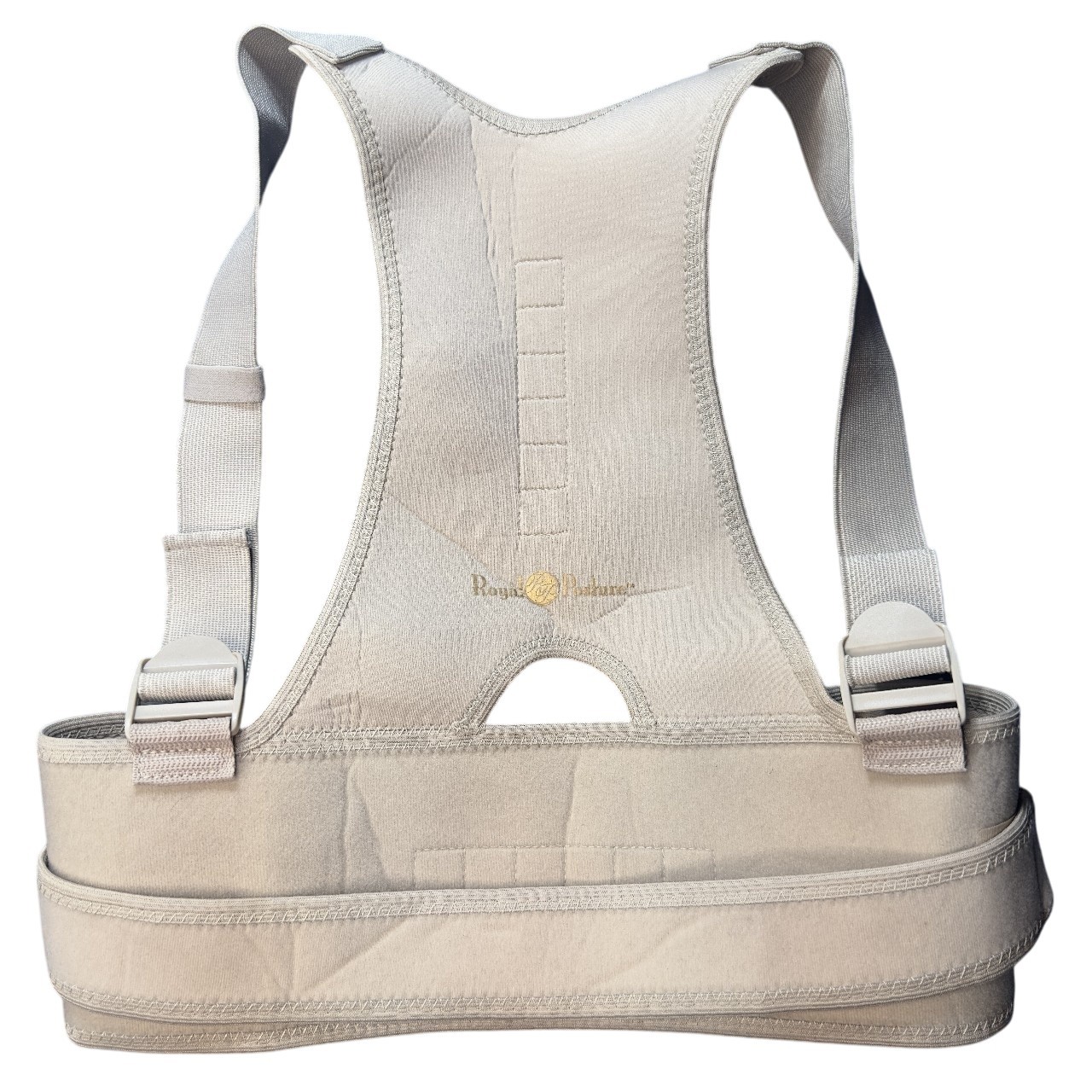 Royal Posture Back Support Brace Adjustable Neoprene Belt L XL Men Waist 37-58