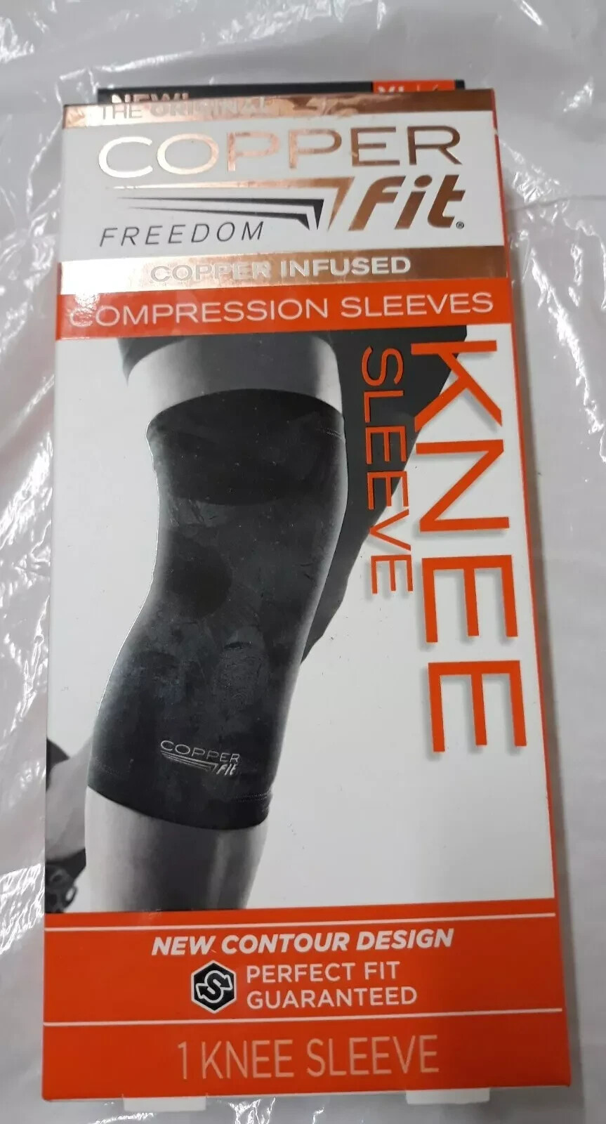 Copper Fit Original-Freedom-Compression Infused Knee Sleeve XL Unisex NEW