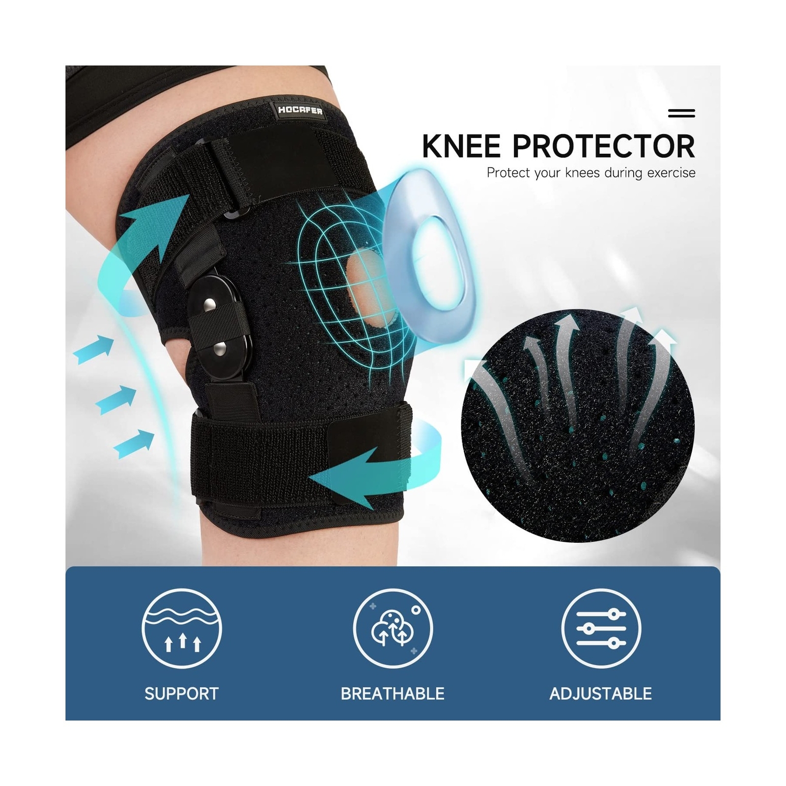 Plus Size Knee Brace XL-8XL,Stable Support of The Decompression Knee, Effecti…