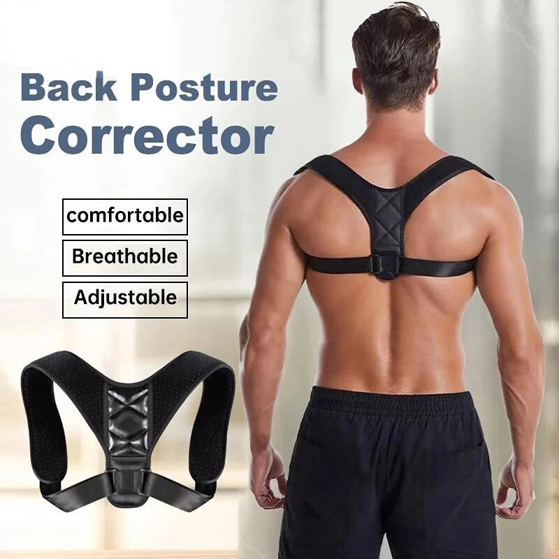 Posture Corrector Back Brace Upper Spine Support Neck Shoulder Clavicle Pain