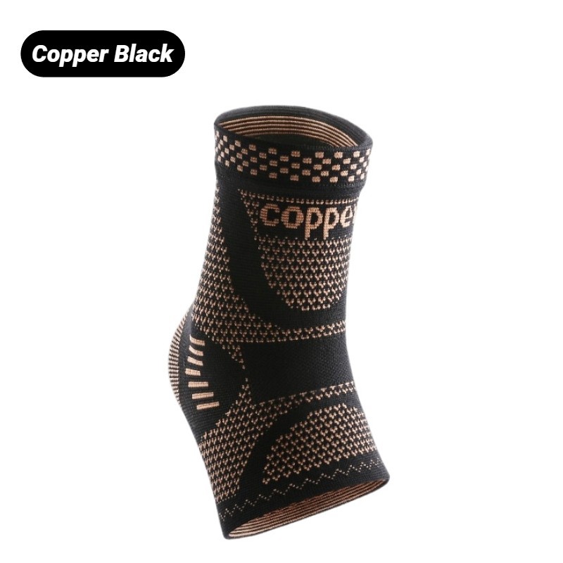 Copper Ankle Brace Compression Sleeve Support Men Women Sprain Recovery US