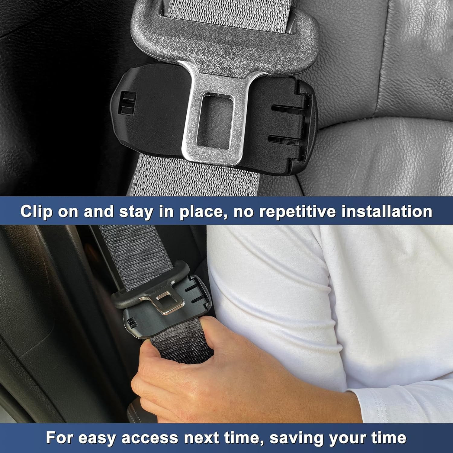 Positioner Clip, Shoulder Belt Adjuster for Neck & Shoulder Comfort, Stopper Cla