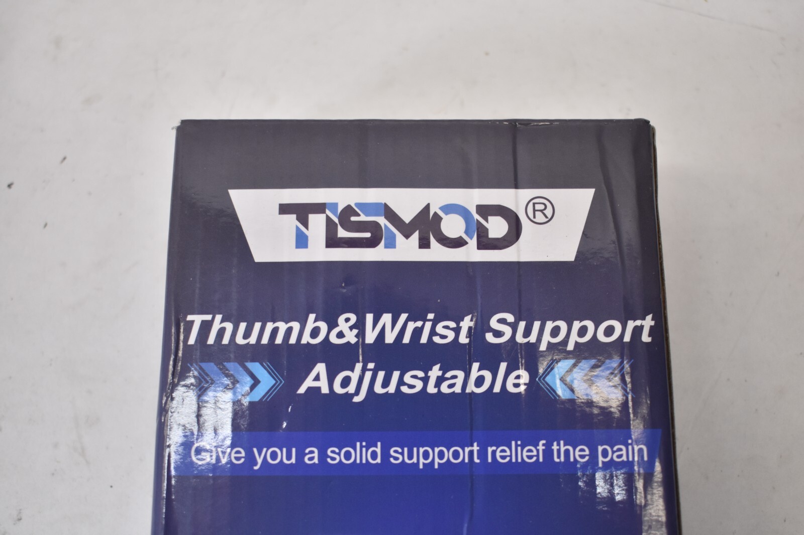 Tismod Carpal Tunnel Wrist Brace w Thumb Support Adjustable Gray Right Hand