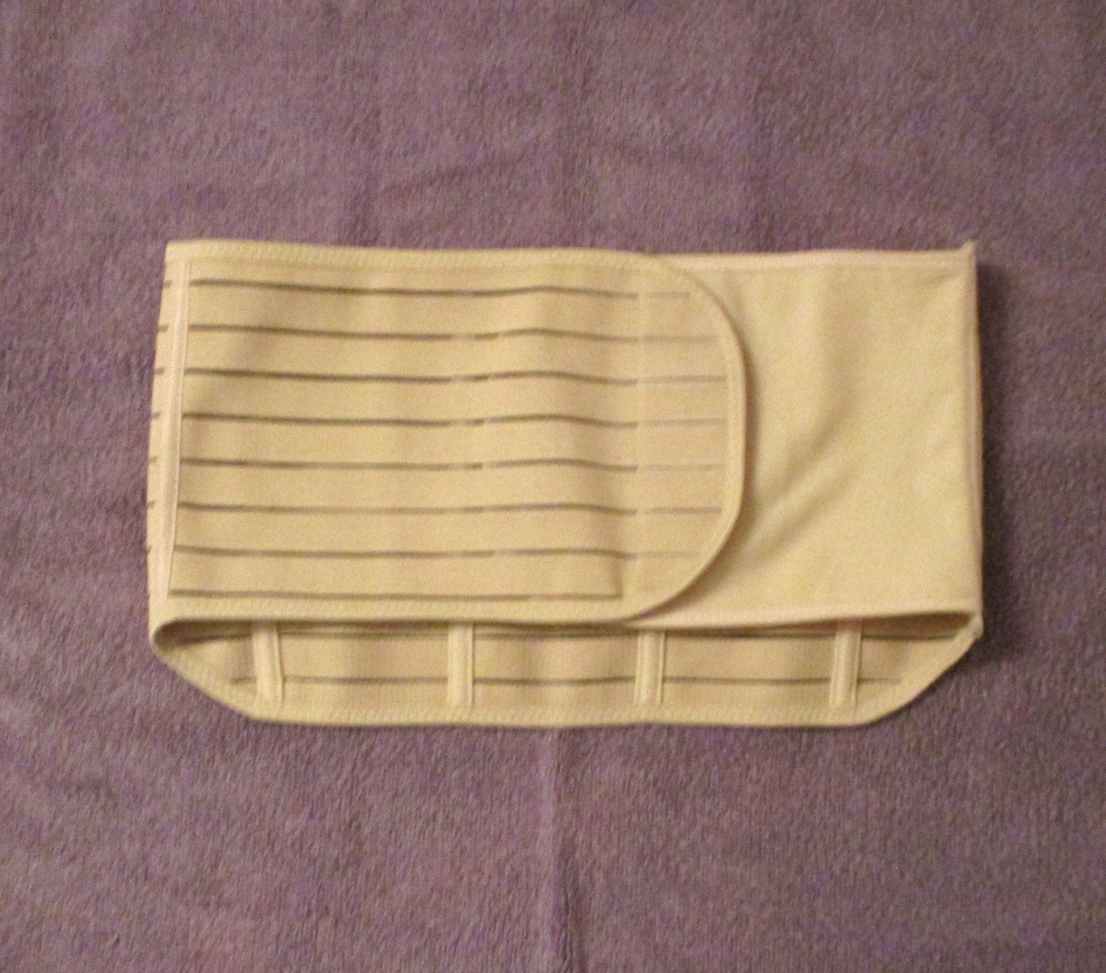 KaeBabies large beige Postpartum Recovery Support Belt 28-34″ 7″ front 9″ back