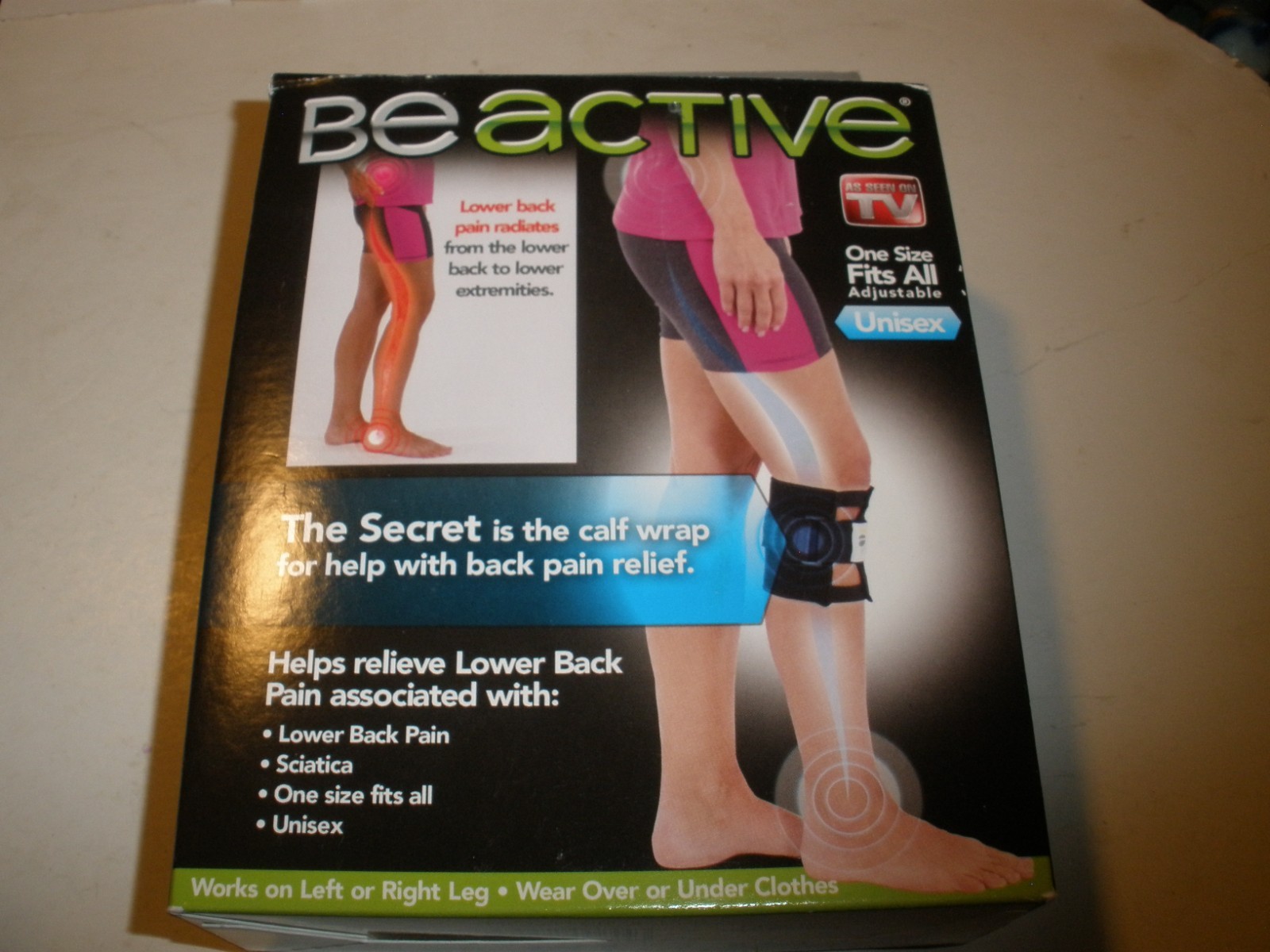 NEW As Seen on TV Be Active OSFA Adjustable Unisex (T100)