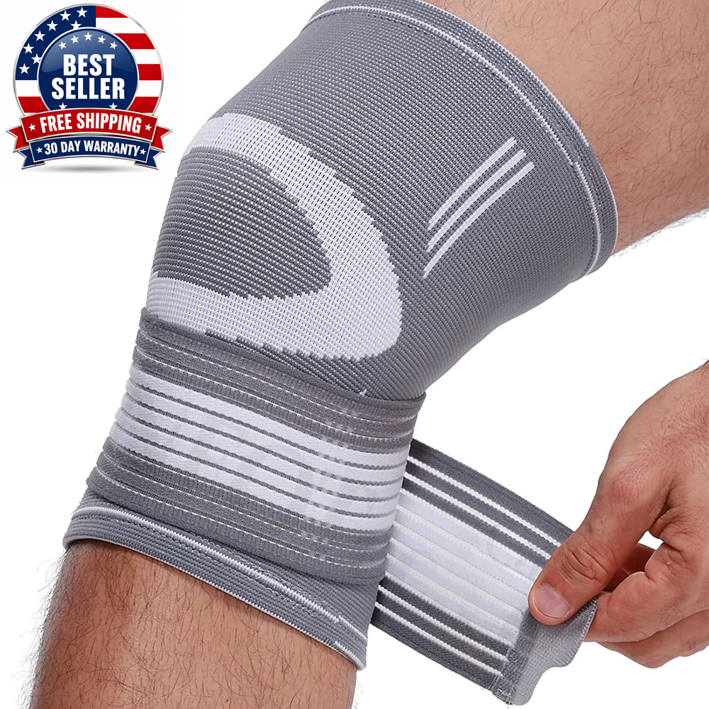 1PC Knee Brace Support Compression Sleeve,Elastic Knee Pads Protector for Menisc