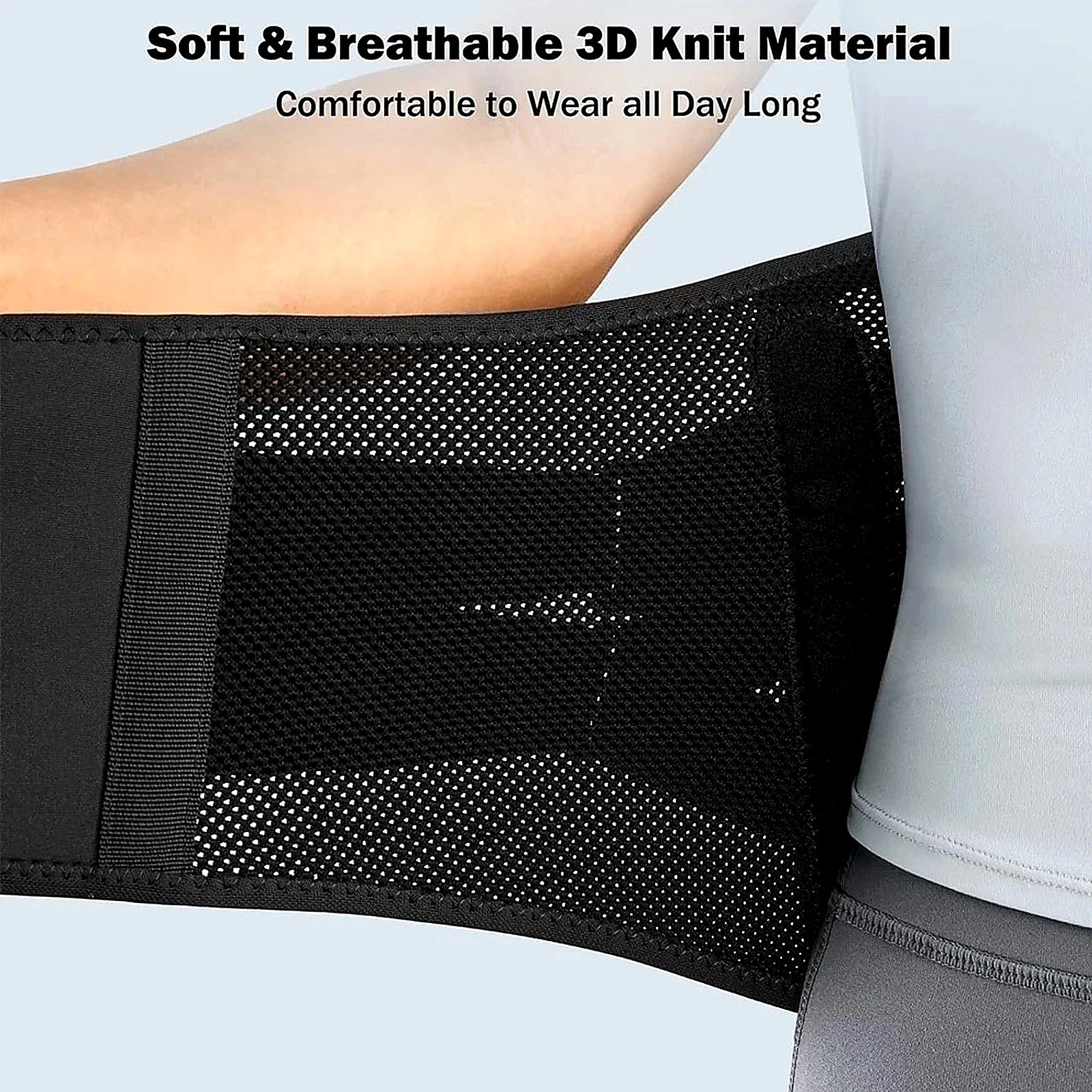 Adjustable Lower Back Brace Lumbar Support Waist Belt Men Women Back Pain Relief