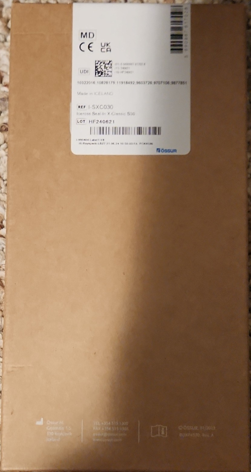 Össur Iceross Seal-In X-Classic S30 Seal S30 SEAL-IN X seal SOCK trans-tibial