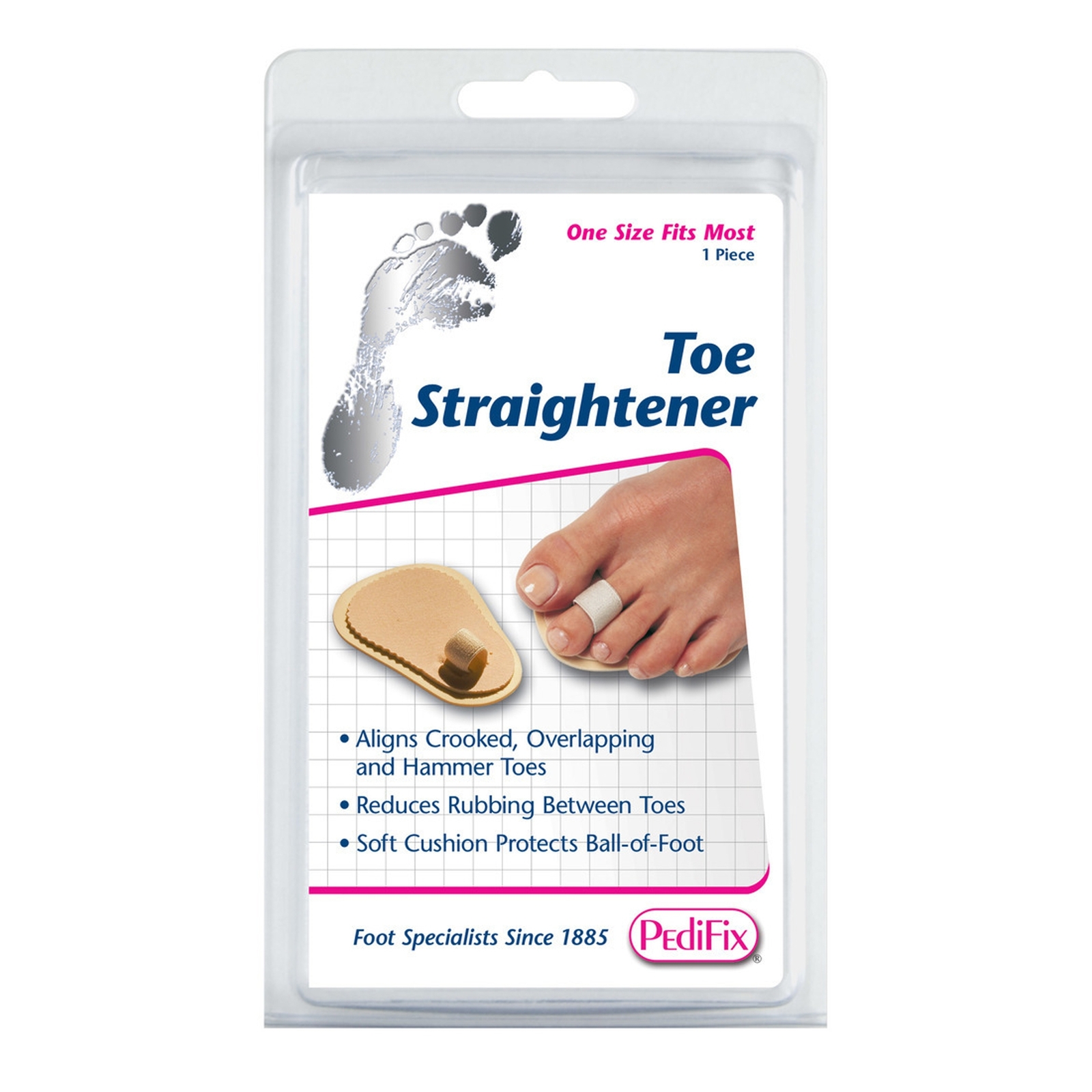 Budin Snglp Toe Splint One Size Pull-On for the Foot 8155