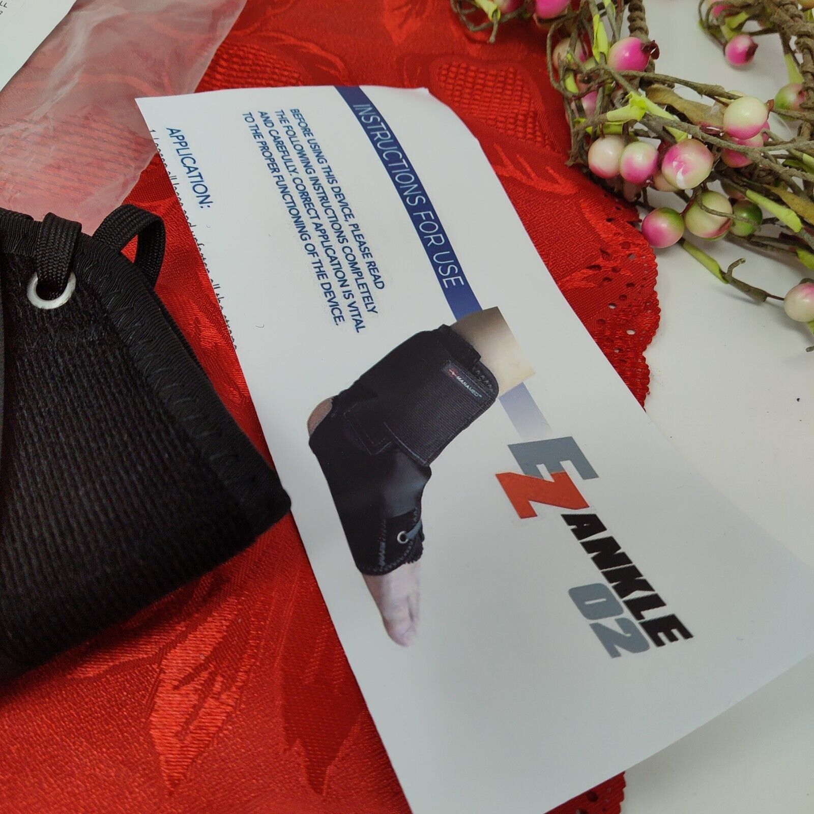 XSm Ankle Brace Sports Neoprene Ez Ankle Brace Black XSmall Manamed
