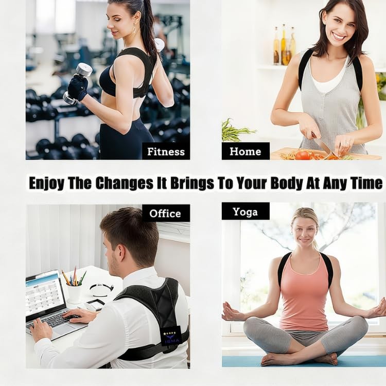 Back Posture Corrector for Men & – Upper Back Brace & Shoulder Posture Correc…