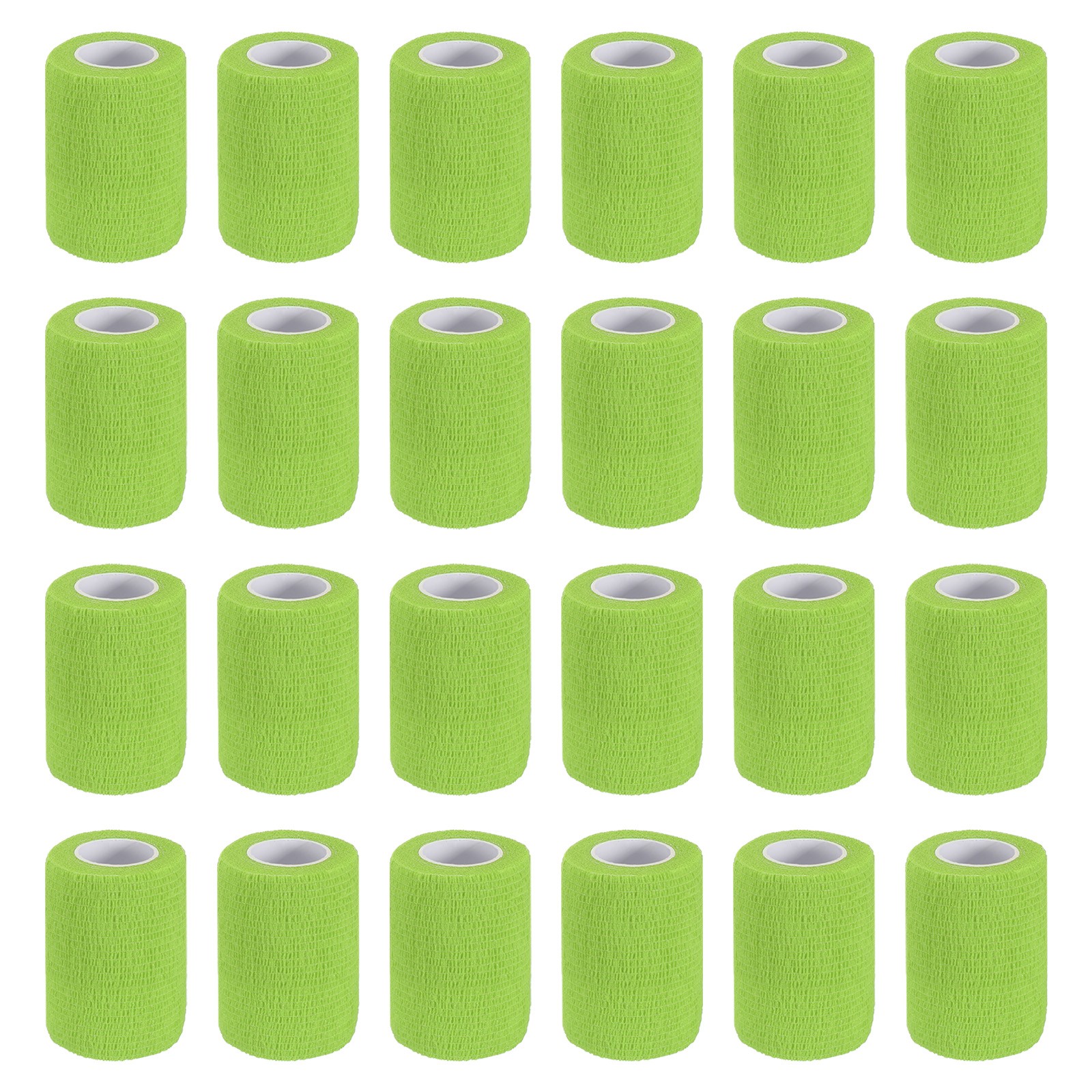 Self Adhesive Bandage Wrap 177″ x 3″, 24 Pcs Wrap Tape, Light Green