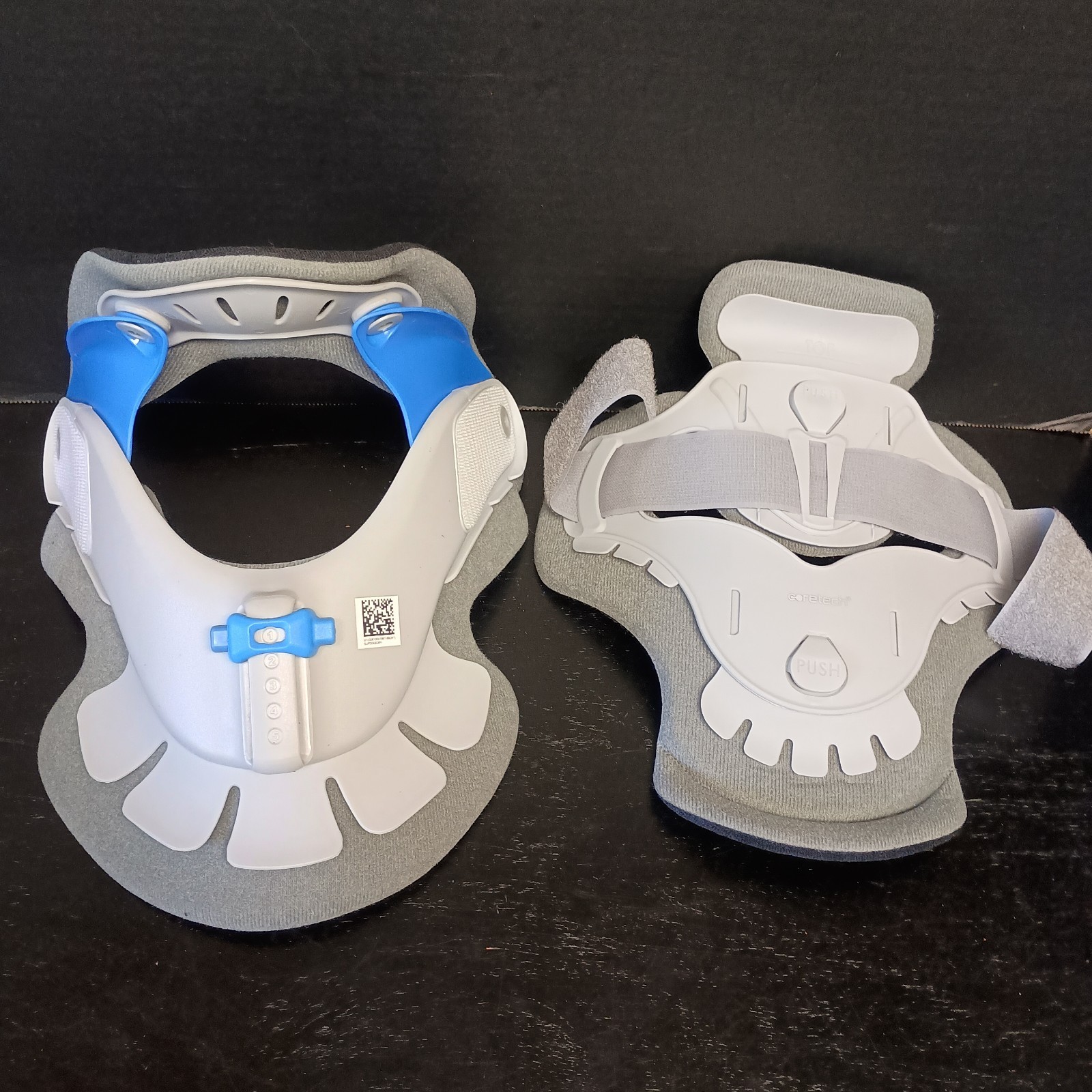 NEW CoreTech 2 Piece Adjustable 180 Cervical Collar Neck Brace NIP
