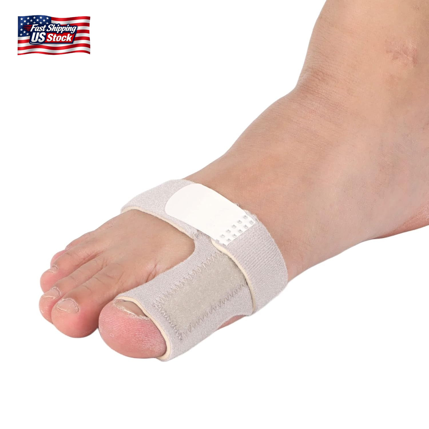 Joyzan Toe Brace Splint, Adjustable Orthopedic Corrector Big Toe Fracture Fixato