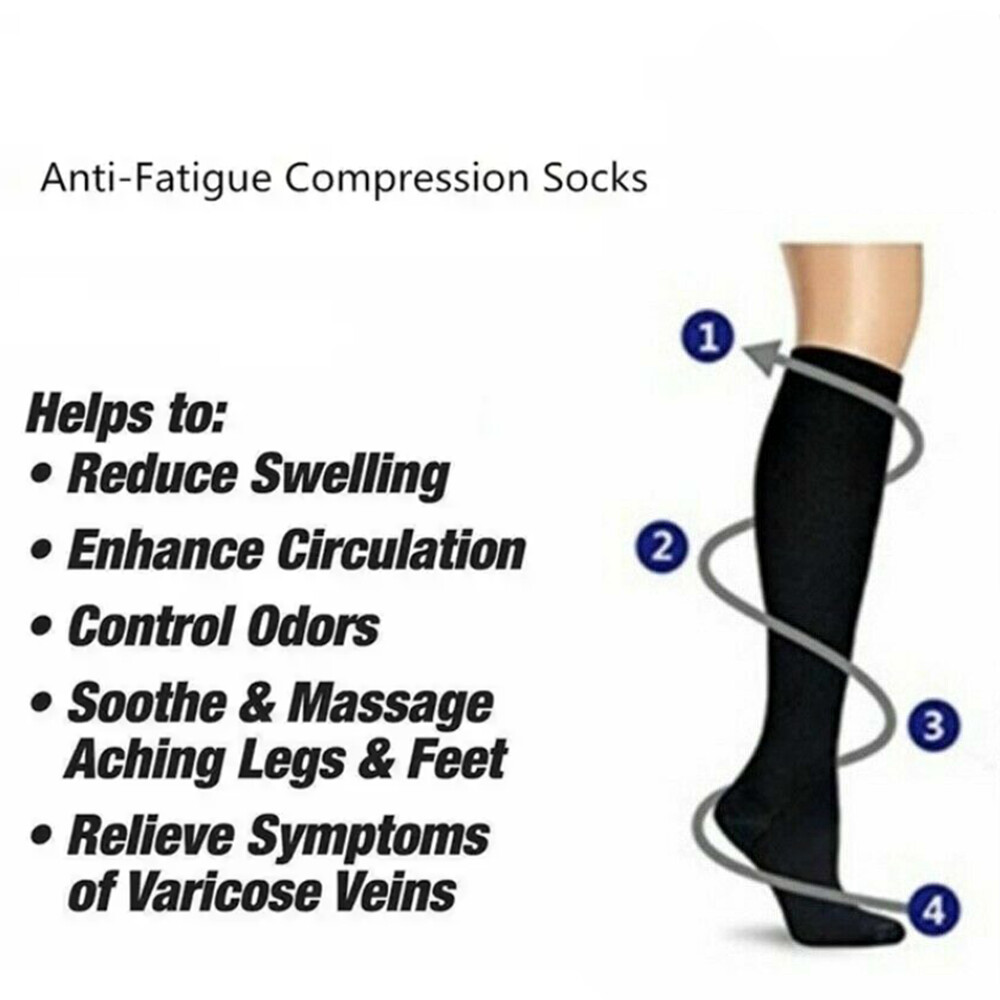 Unisex Sports Men and Women running Varicose Veins Nurse Compression Stockings