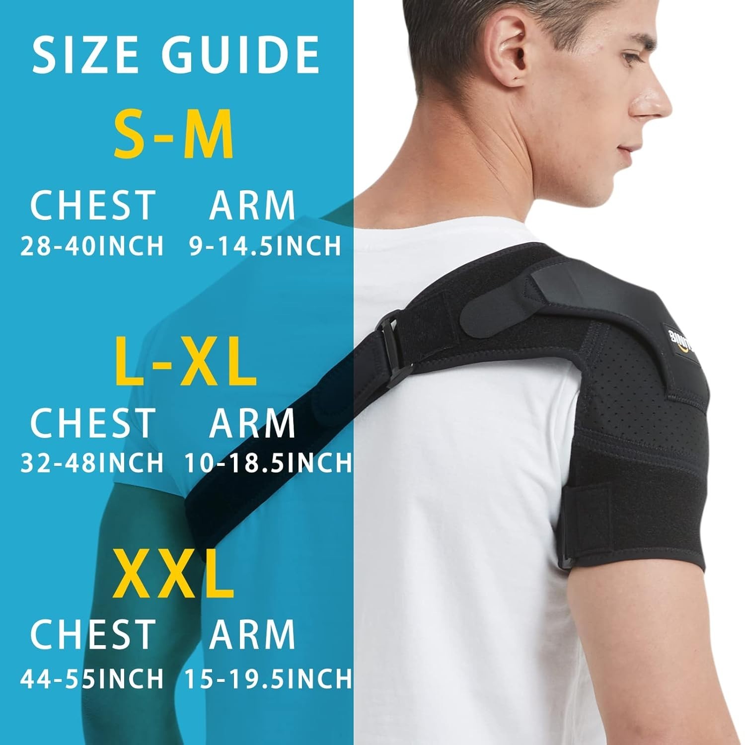 Shoulder Brace for Rotator Cuff, Tendonitis, Dislocation, Shoulder Pain Relie…