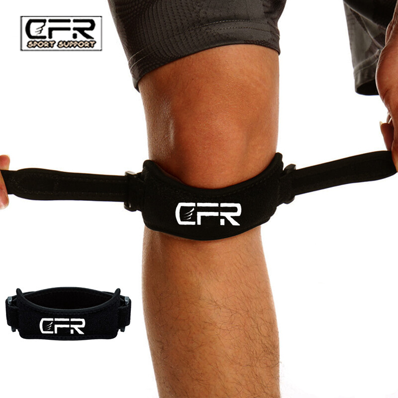 A Pair Knee Brace Support Patella Stabilizer Strap Arthritis Tendon Running