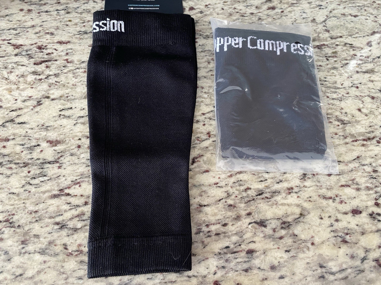 Copper Compression calf sleeves mens womens size small 12-14″ new in package