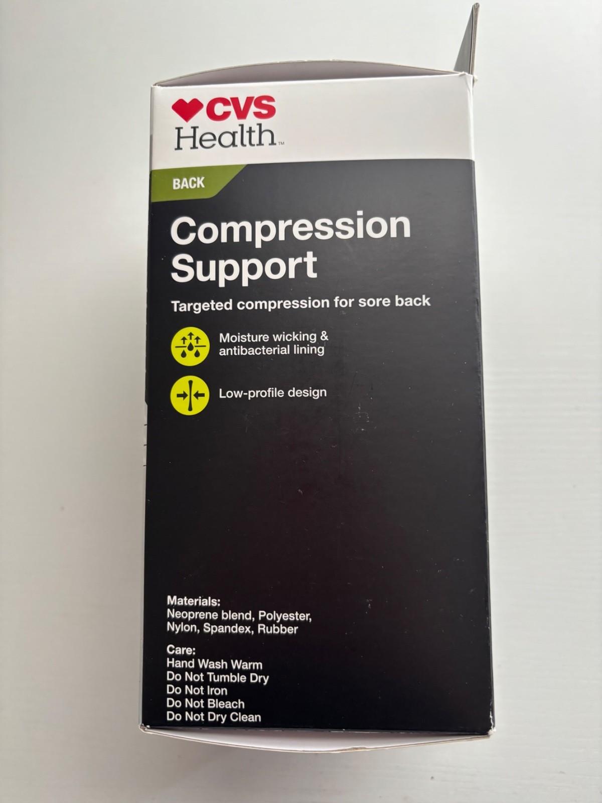CVS Health Compression Moderate Support Adjustable Back Brace