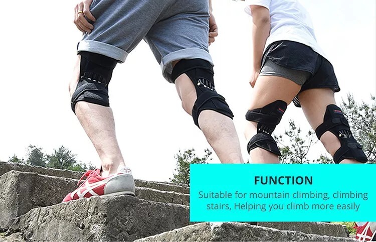 Hiking Neoprene Spring Adjustable Spring Bouncing Knee Booster Power Knee Pads