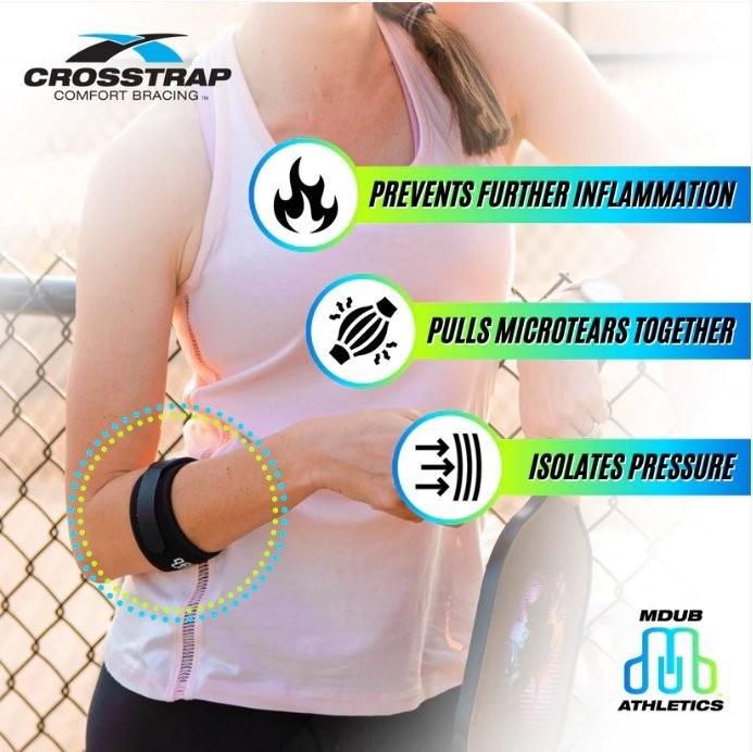 Tennis Elbow Brace Large Counterforce Strap for Men & Women Pain Relief