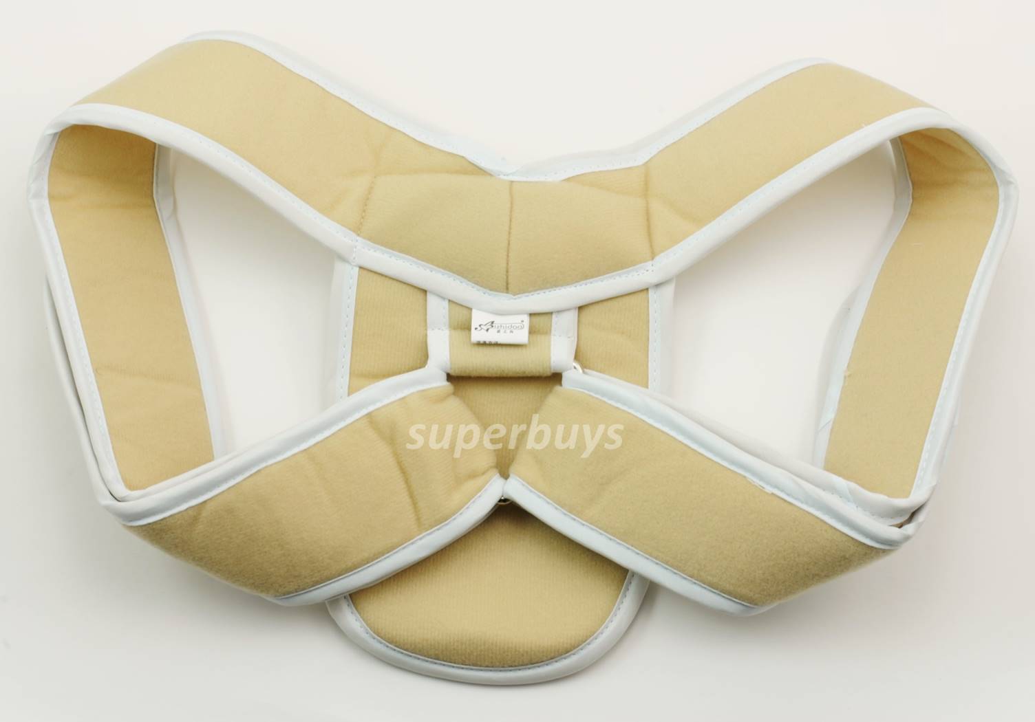 S Skin Tone Posture Support Corrector Back Straight Shoulder Brace Strap Correct