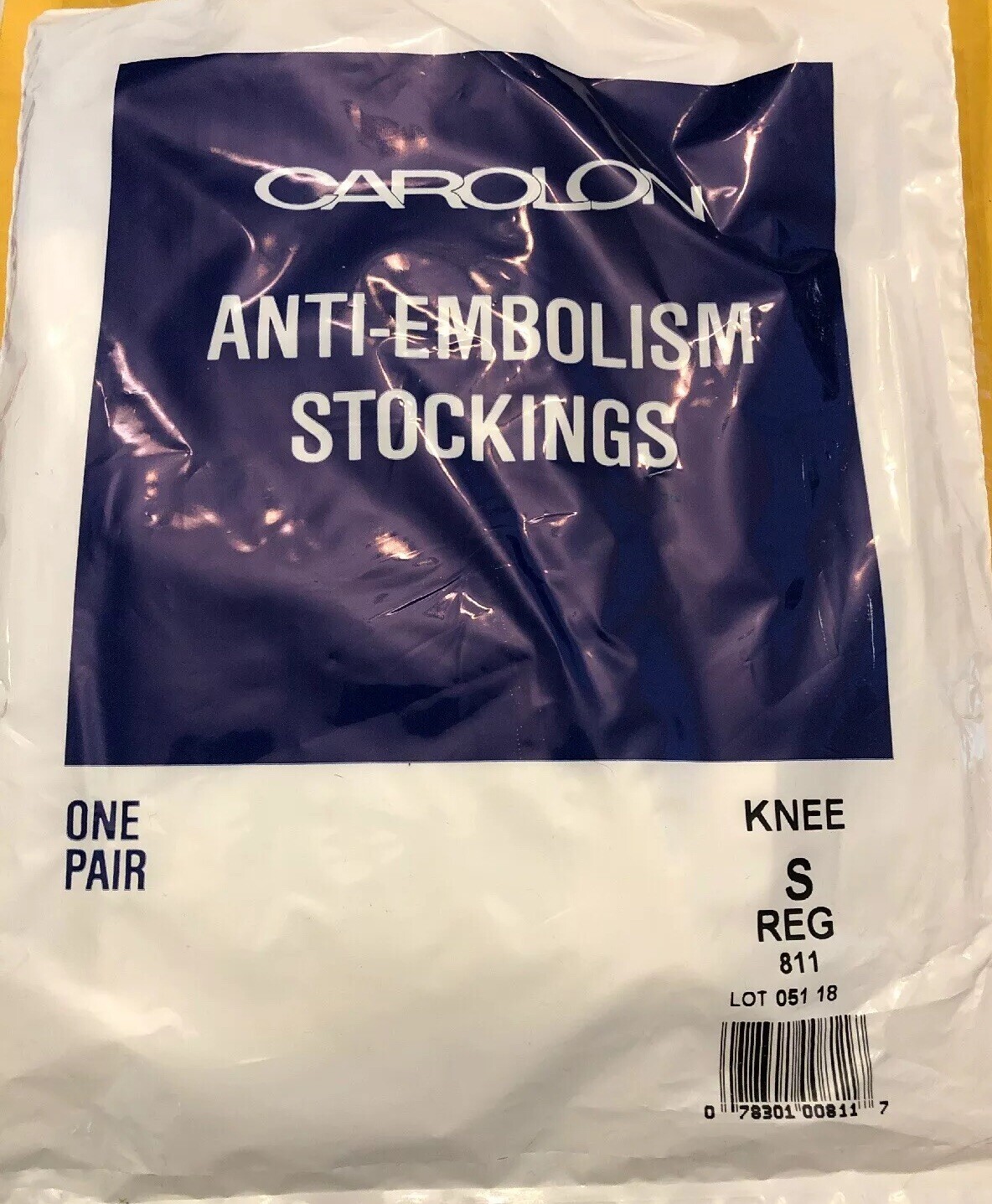 Carolon Company CAP Anti-embolism Stockings -Small , Regular 811, 1 Pair –