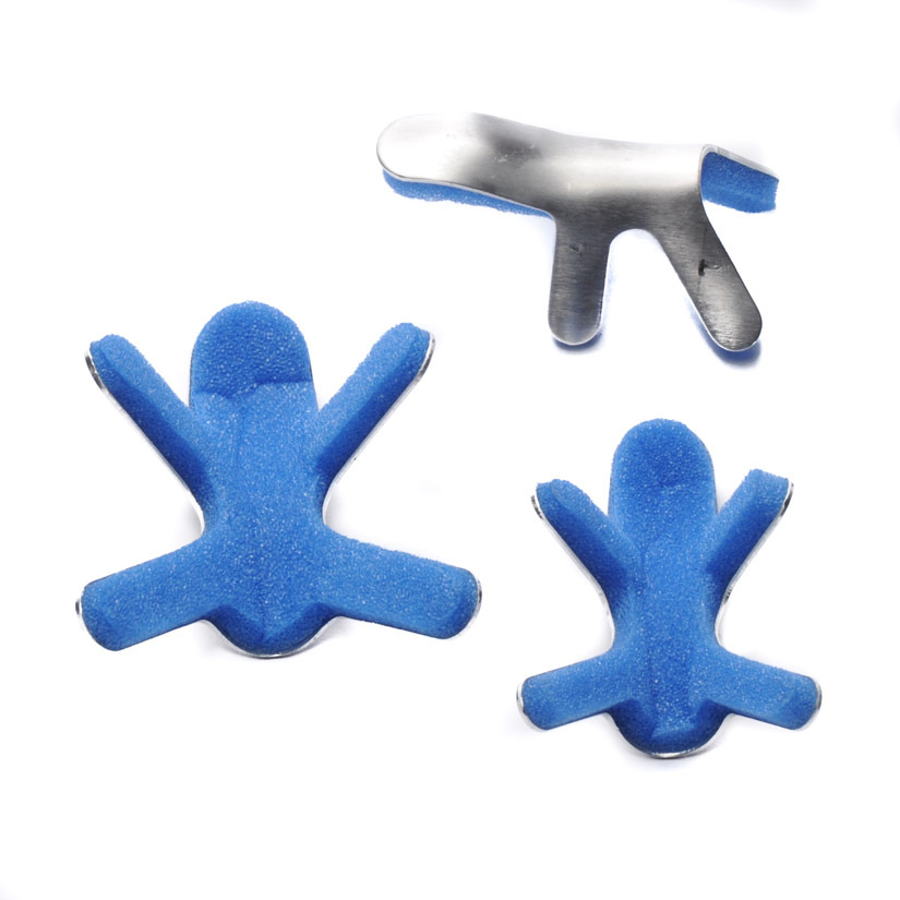PADDED FROG TYPE FINGER SPLINT FOAM LINED ALUMINUM FINGER SPLINT