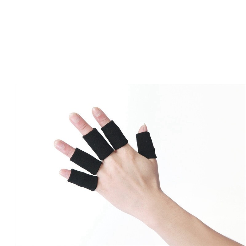 Stretchy Gym Wrap Aid 10PC Arthritis Finger Guard Protector Sports Basketball