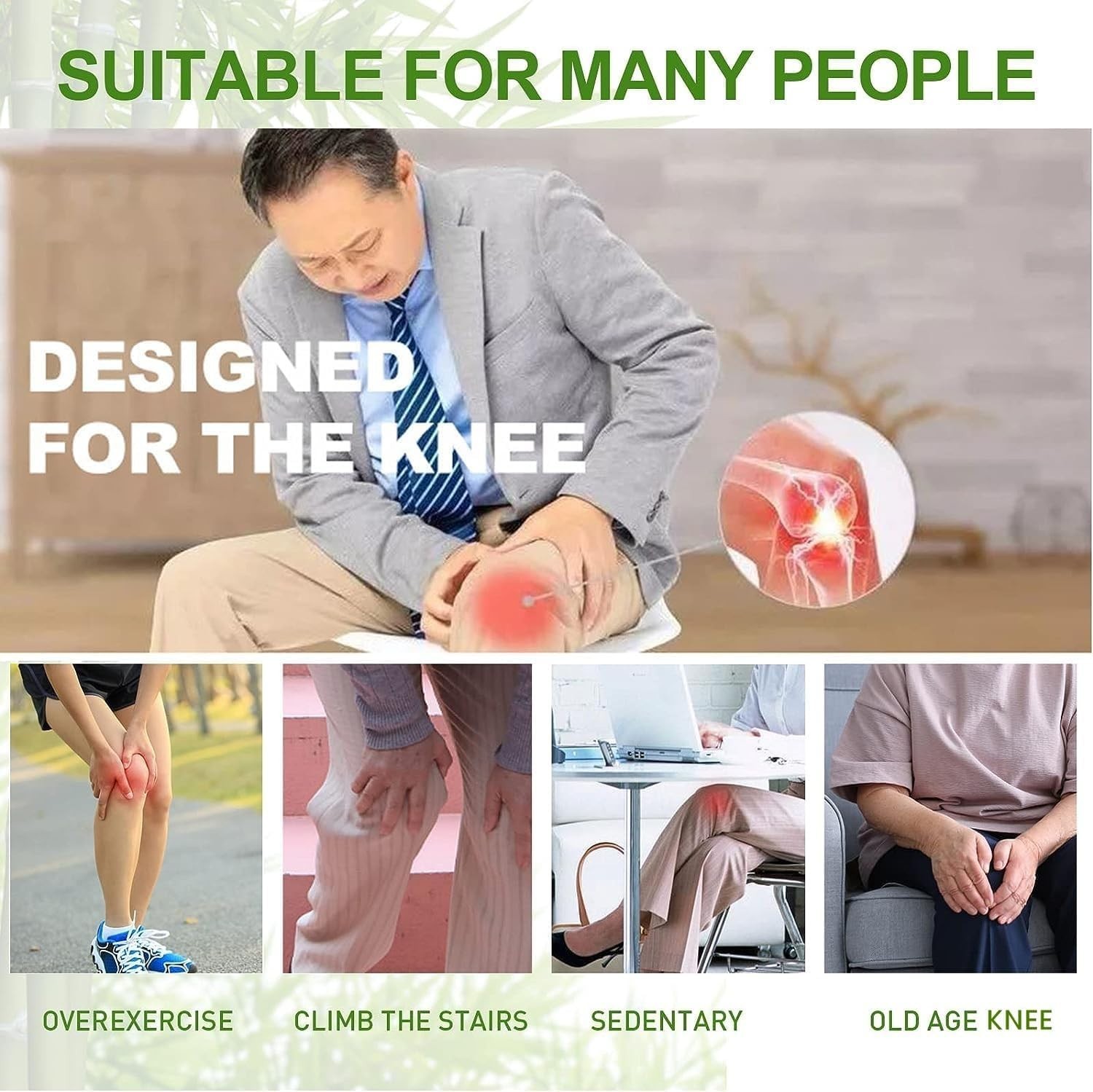 Natural Knee Patch, Joint Patch, Knee Joint Relief Patches 36Pcs