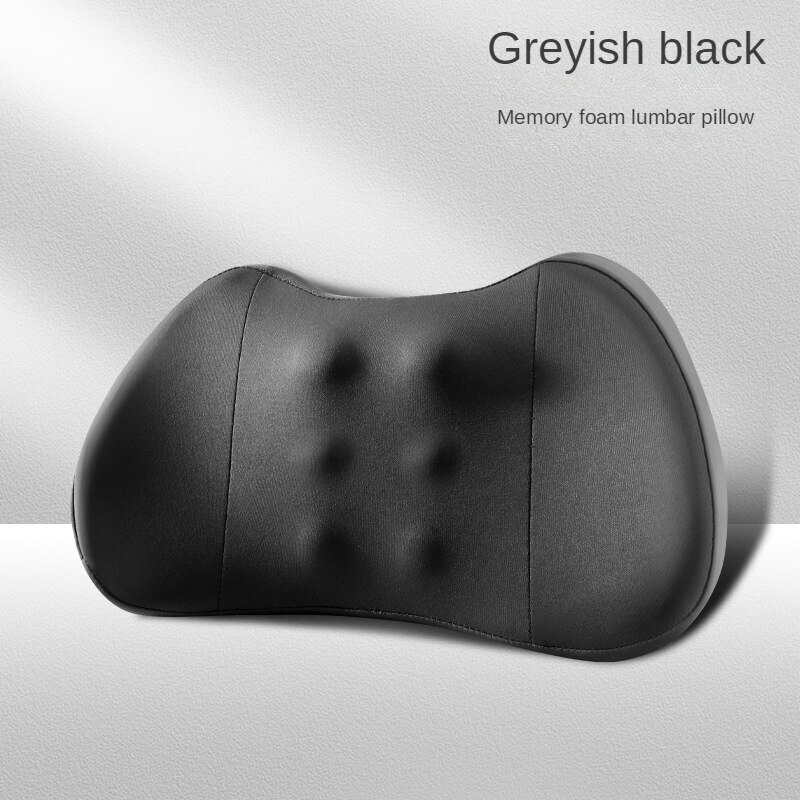 Car Lumbar Support For Driving Memory Foam Auto Seat Backrest Waist Cushion