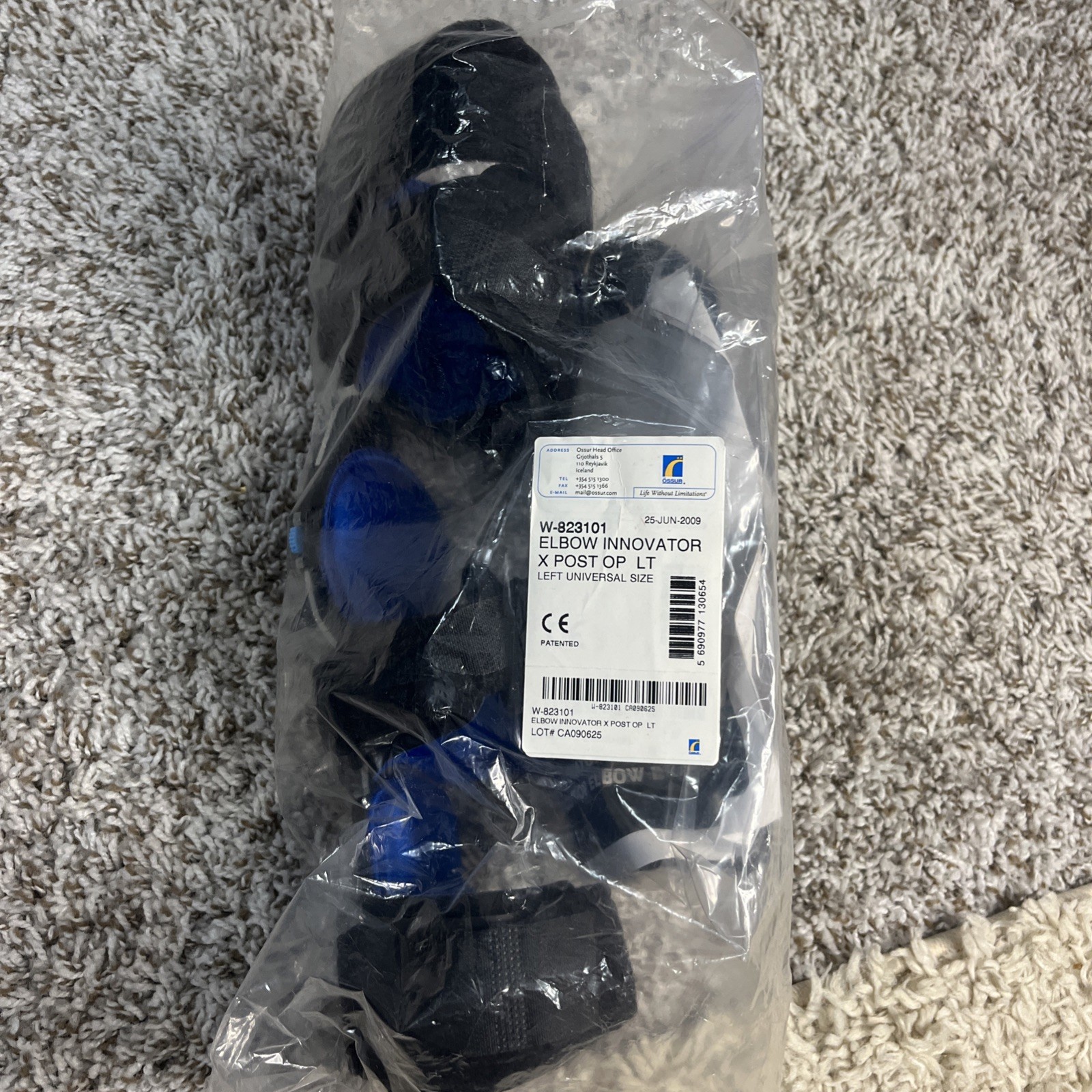 Ossur Innovator X Post-Op Elbow Brace Left Universal Size NIB W-823101