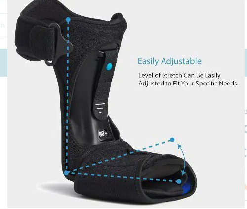 Ovation Medical Hybrid Night Splint for Plantar Fasciitis & Foot Pain LG/XL NEW