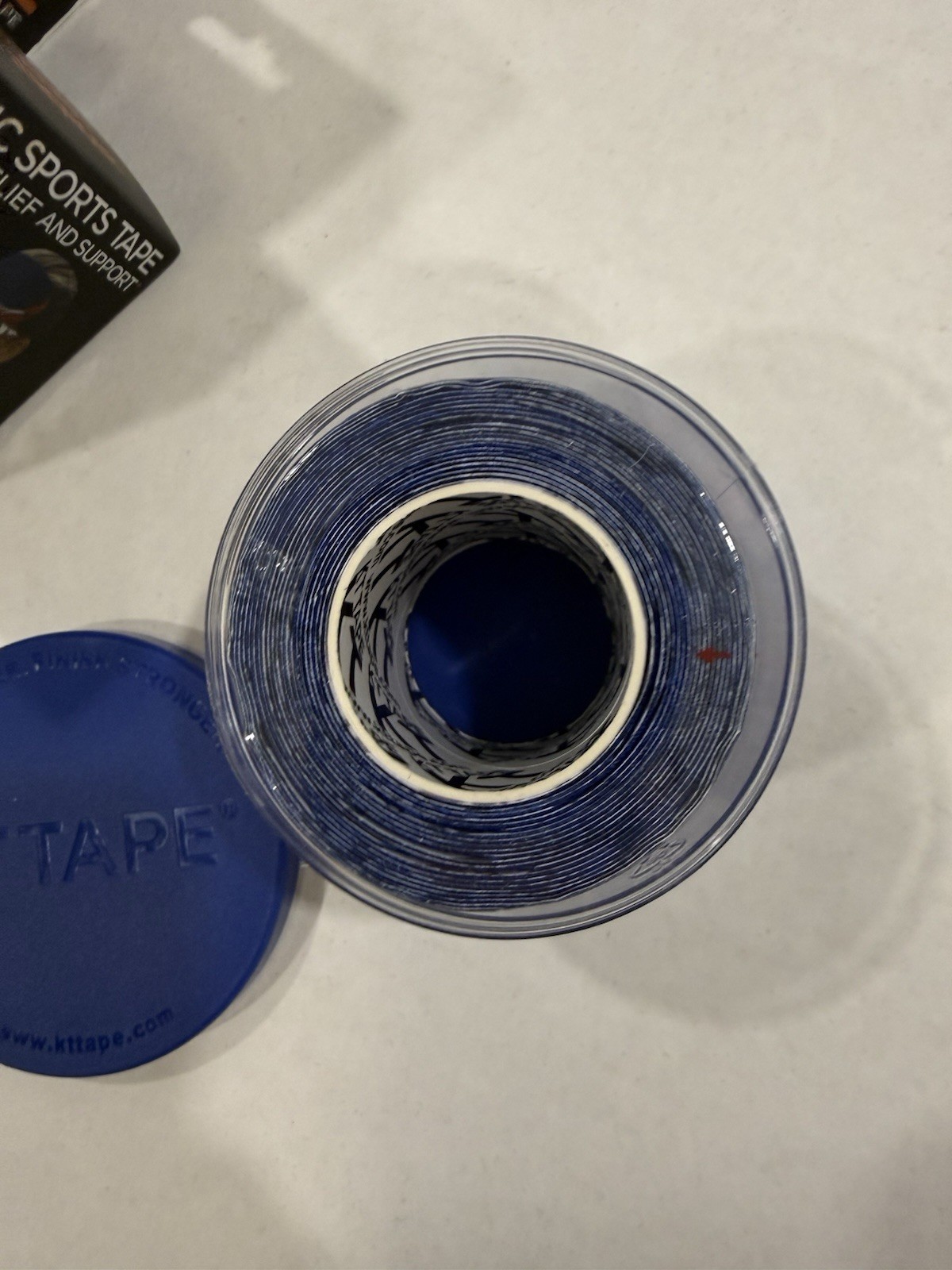 2 New KT Kinesiology Therapeutic Elastic Sports Tape Blue 14 10″ Strips X2