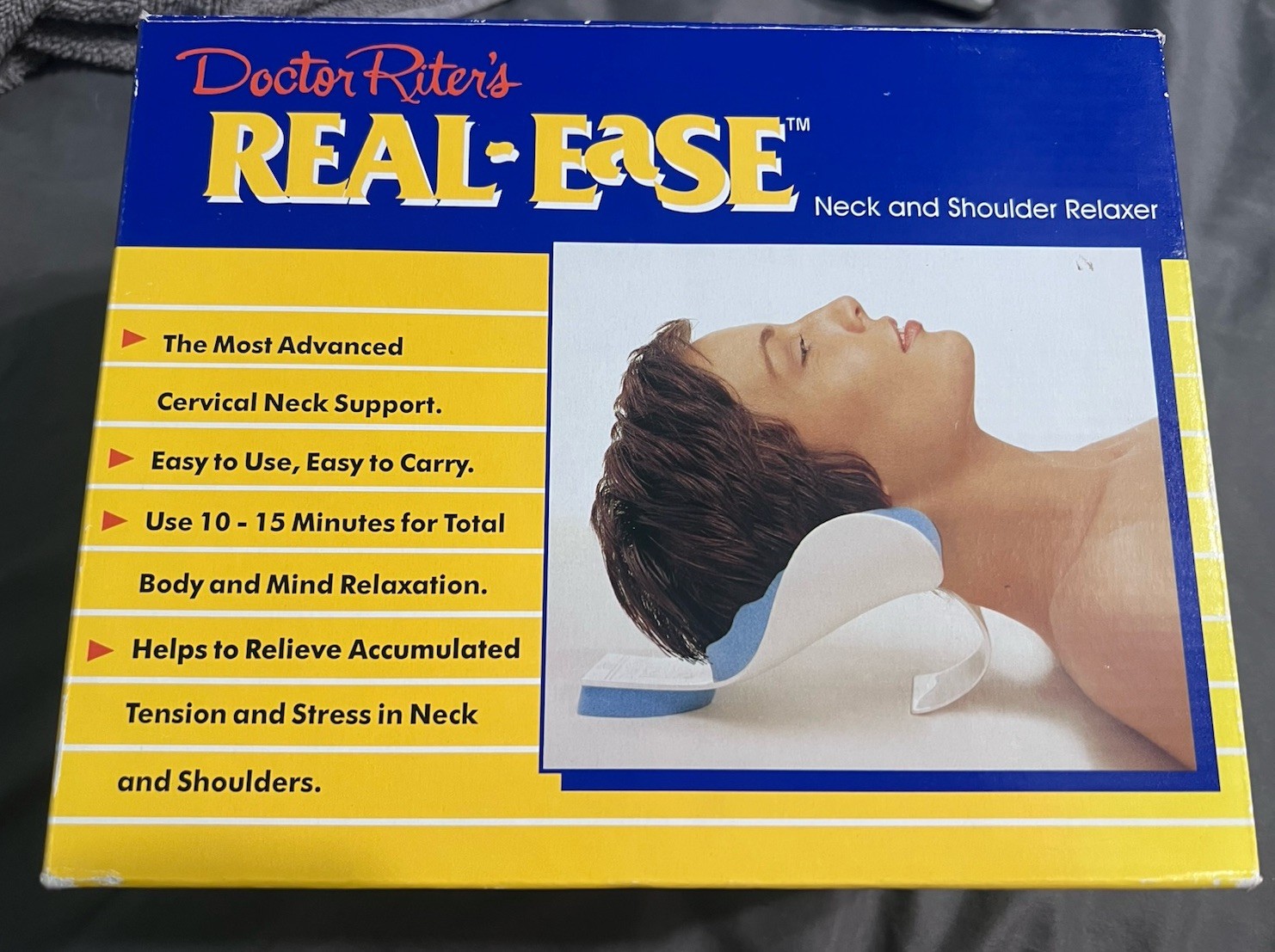 Doctor Riter’s Real Ease Neck Shoulder Relaxer Cervical Support ‘New & Improved’