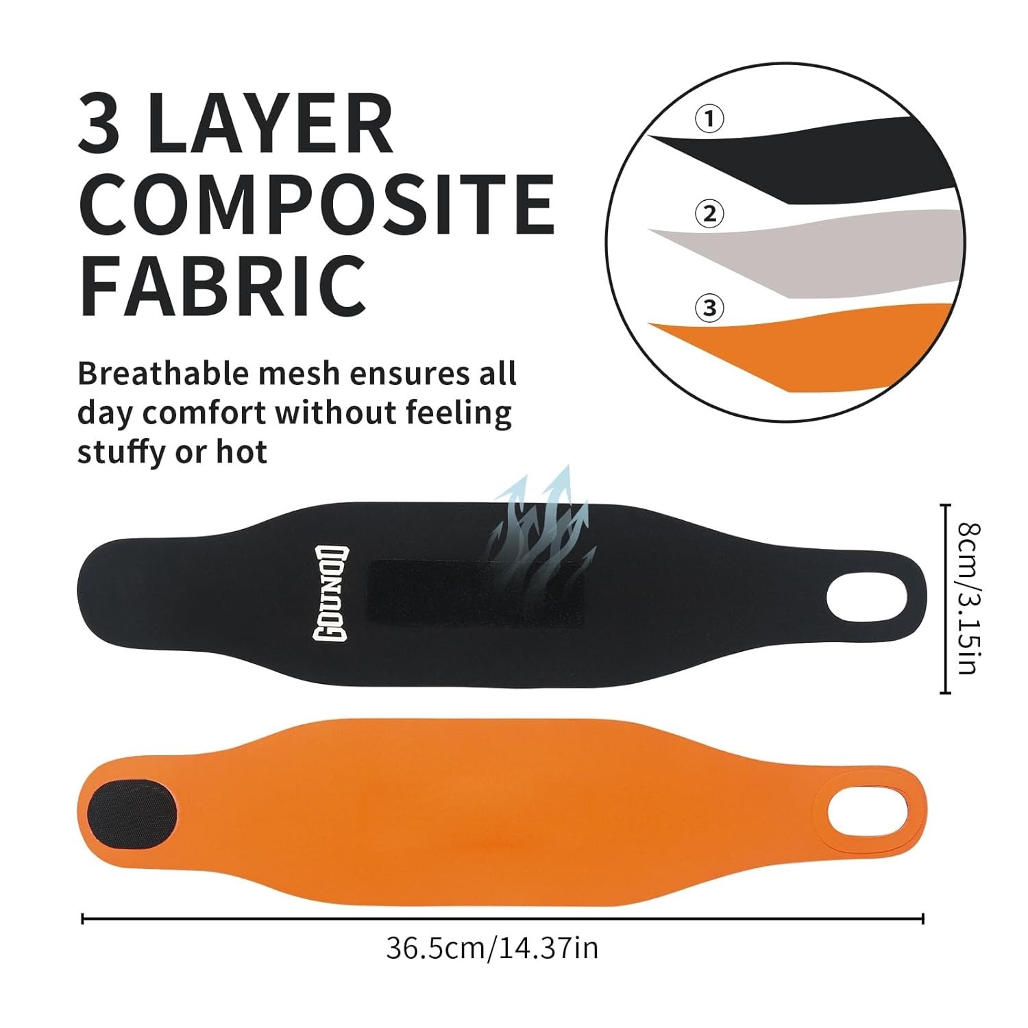 Copper Wrist Brace Support Compression Sleeve Arthritis Gym Carpal Tunnel Injury
