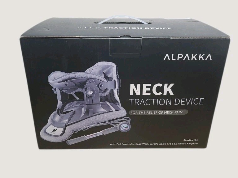 Alpakka Neck Adjustable Inflatable Traction Device for Relief Of Neck Pain
