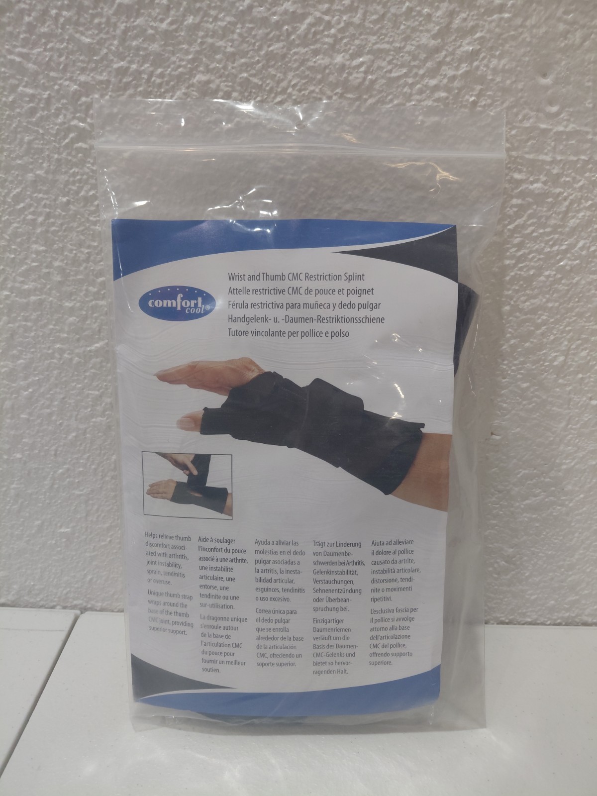 NEW Comfort Cool Wrist & Thumb CMC Black Left Medium NC79572