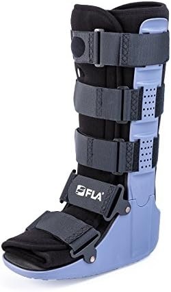 FLA Adjustable Air Ankle Walker, Post Op Boot High/Large w/integrated pump syste