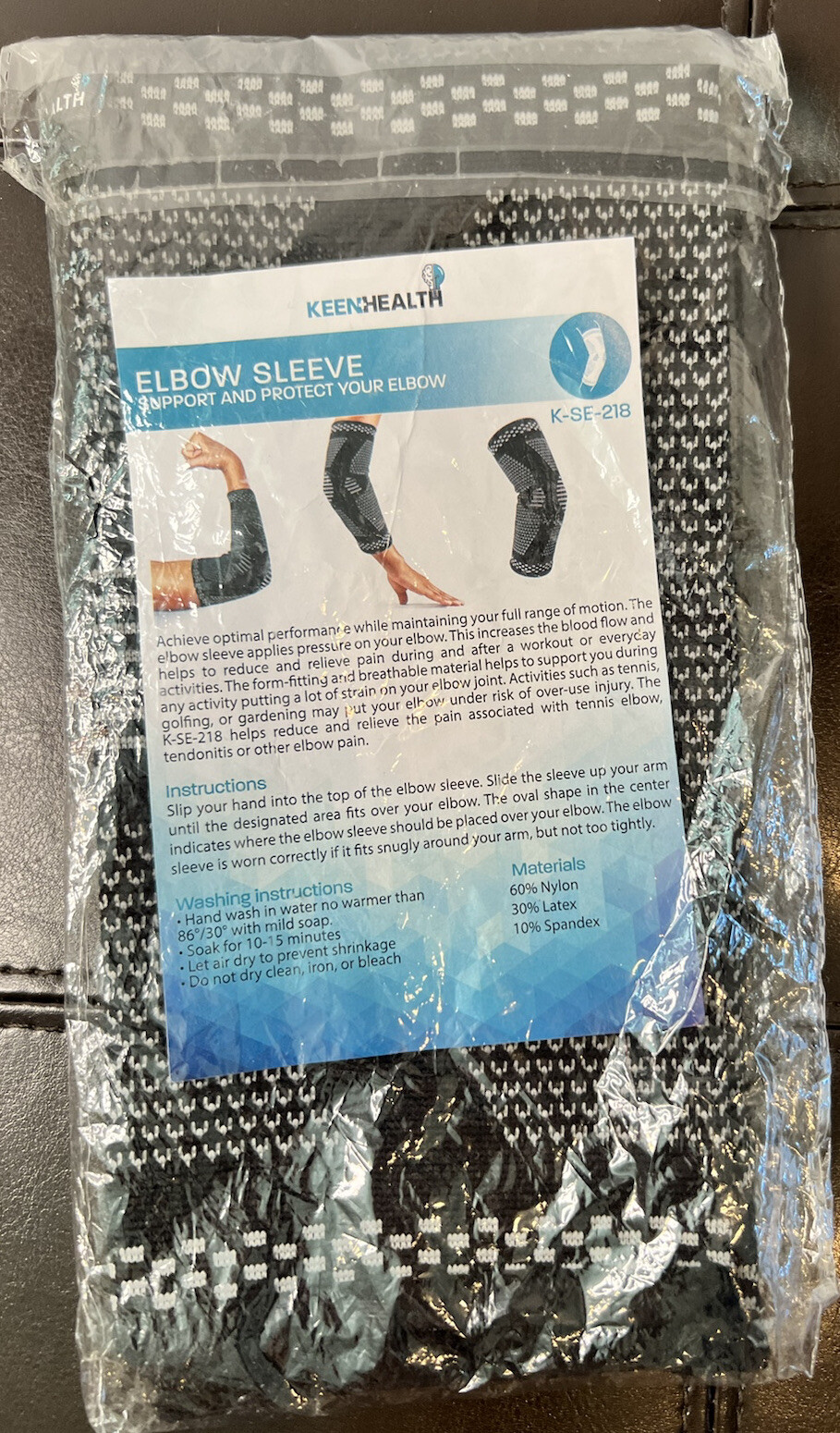 2 Pk ~ KeenHealth Elbow Sleeve XL K-ES-218 ~ NEW