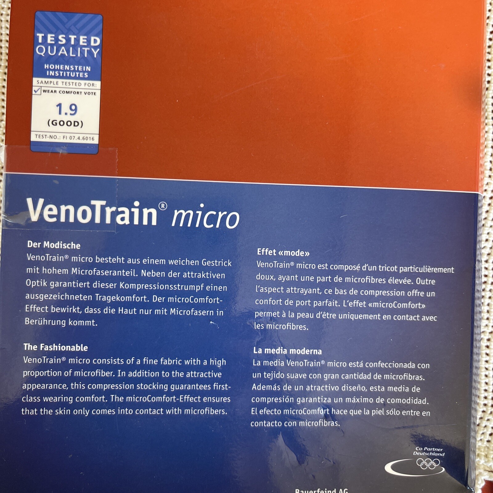 Bauerfeind VenoTrain Micro Knee-high Compression Stockings New details in photos