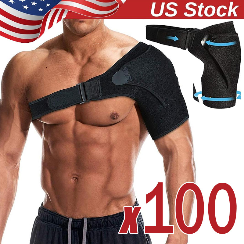Shoulder Brace Support Compression Sleeve Torn Rotator Cuff Relief Joint AC Pain