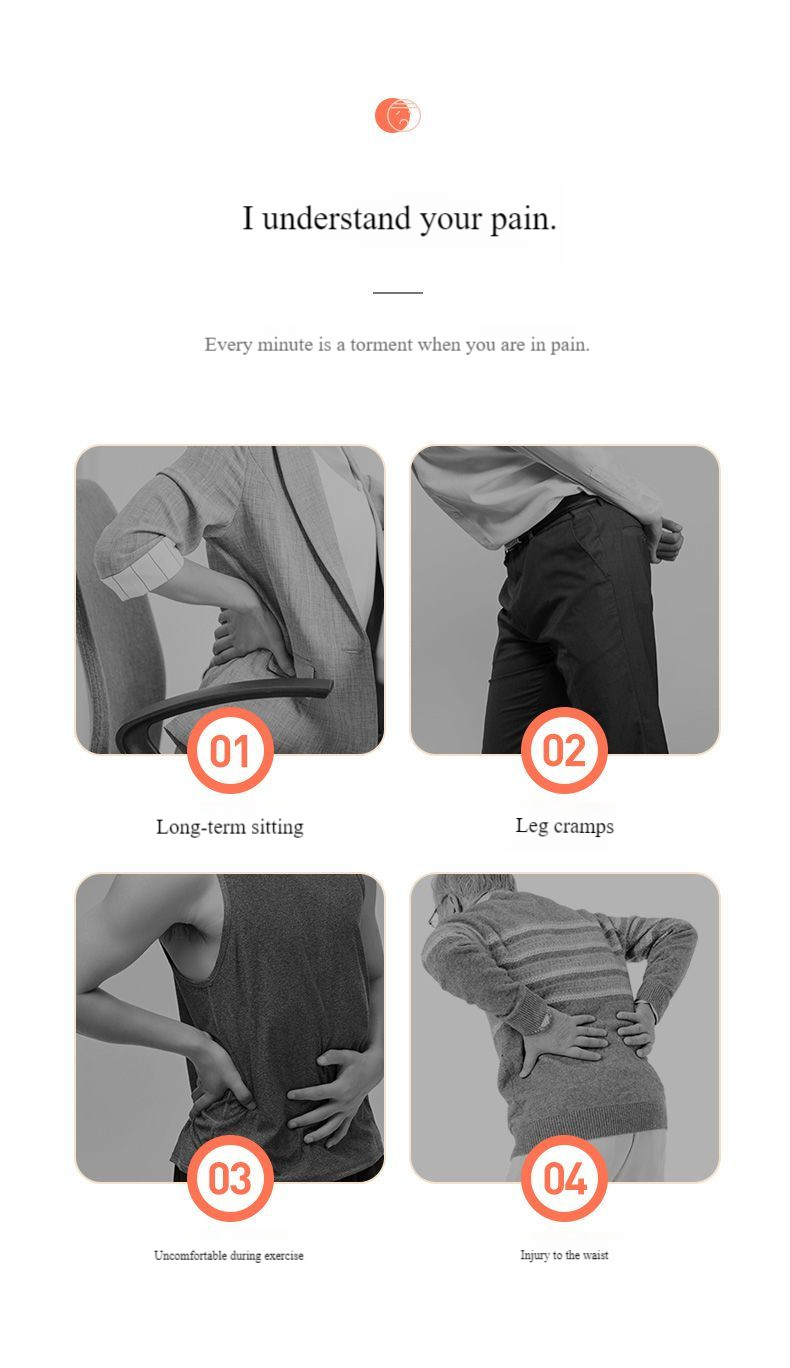 Inflatable Heating Waist Support | Lumbar Relief for Muscle Strain & Disc