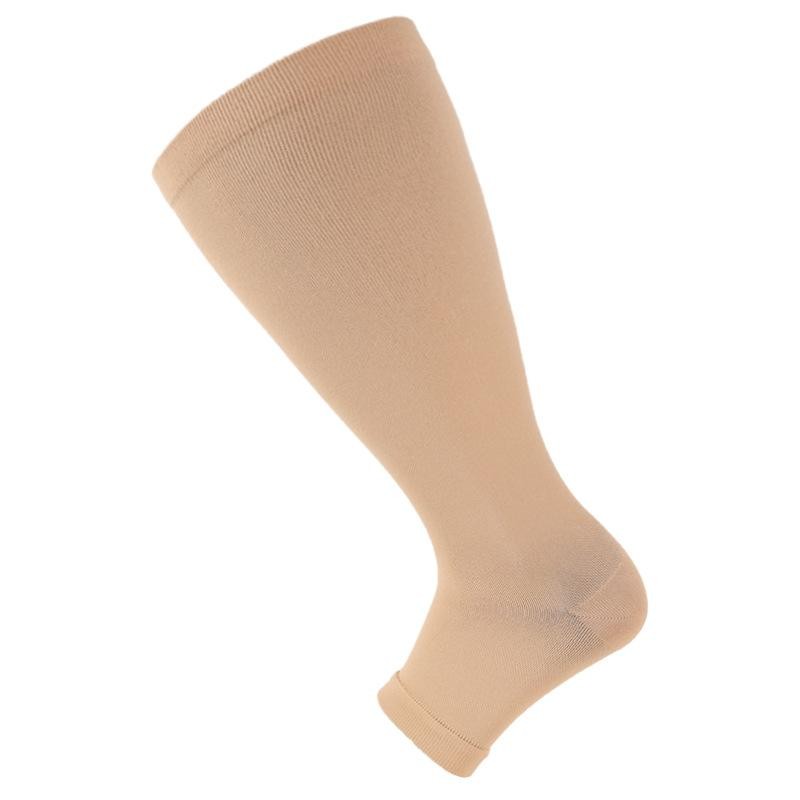 Premium Plus Size Compression Socks for Men Women Cycling Toeless Sport Socks