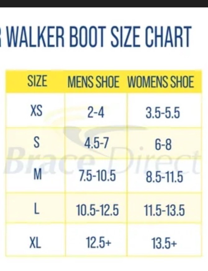 BREG Boot Softgait Air Walker Tall Post-Surgery Size Large, 100617-040 Lite Use
