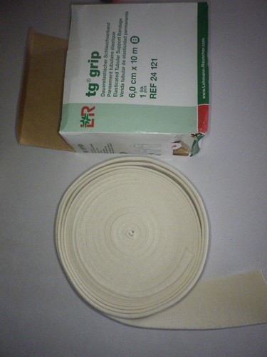 Lohmann & Rauscher 77275 Tg Grip Size B 6cm x 9.5m, Elasticated Tubular Compres