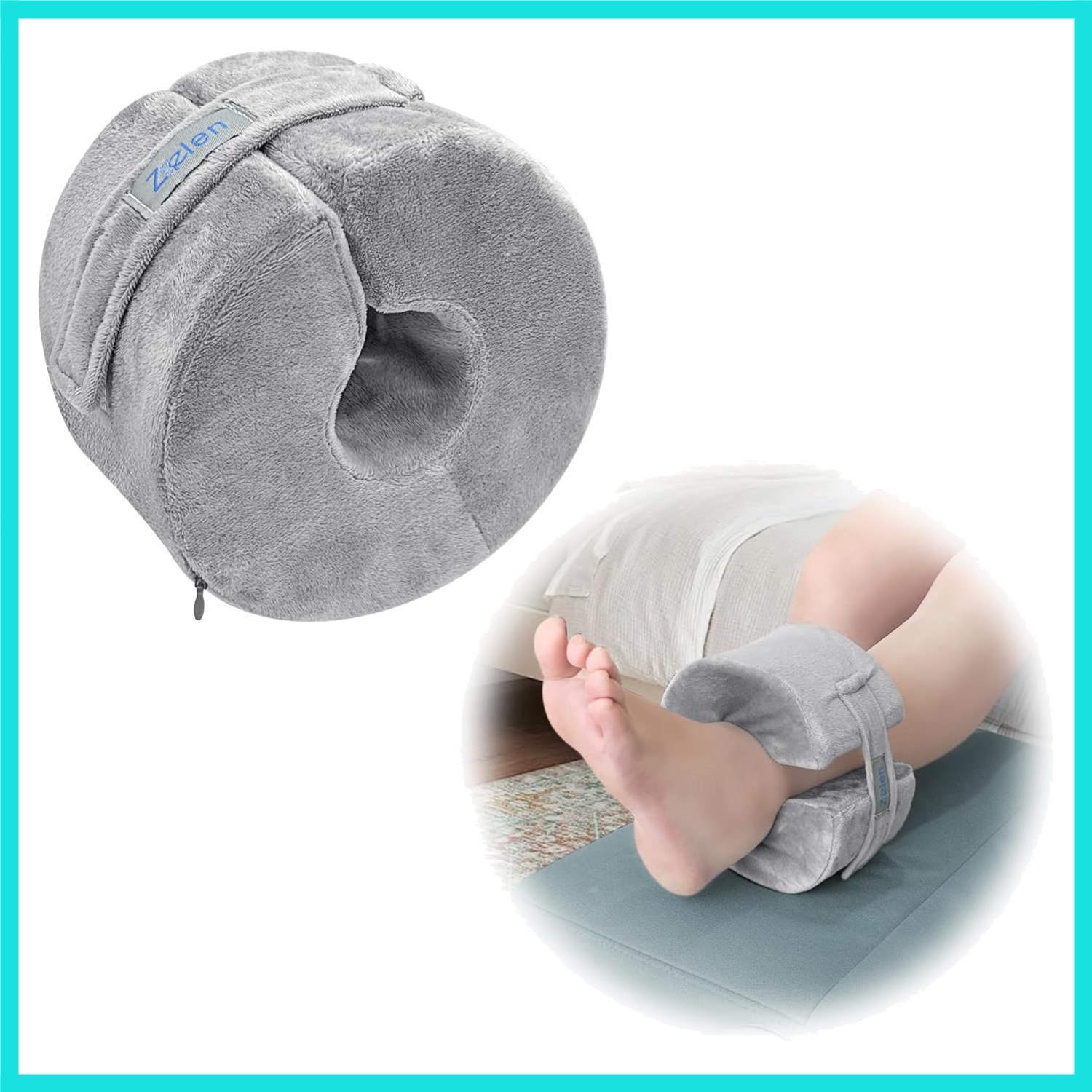 Foot Elevation Pillow Ankle Heel Elevator Wedge Foot Support Pillow Medical A…